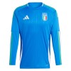 Officiële Voetbalshirt Italië Thuis EK 2024 Lange Mouw - Heren